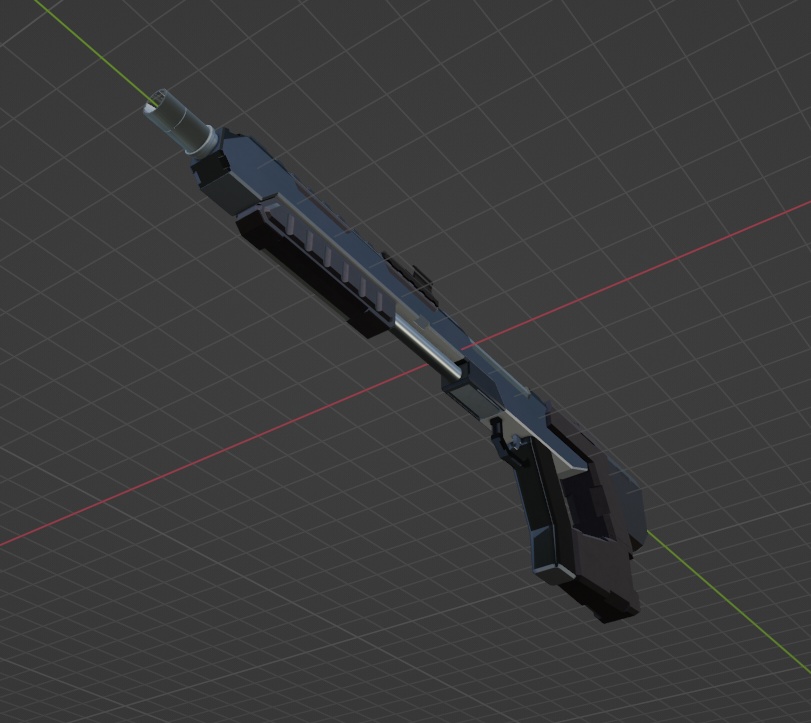 【3Dモデル】ショットガン【オリジナル】