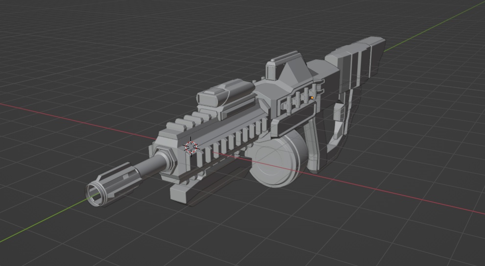 【Free】ショットガン Ver.2.0【3Dモデル】