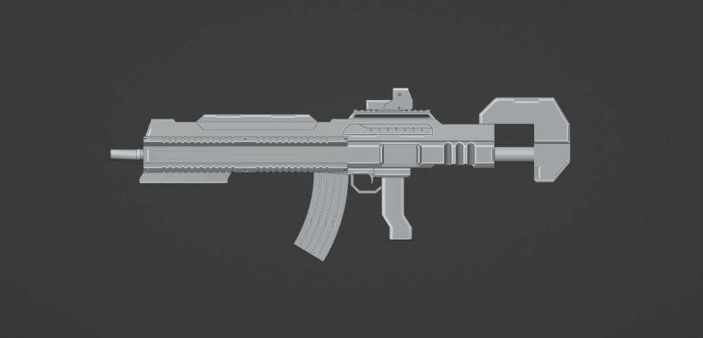 【3Dモデル】アサルトライフル【オリジナル】