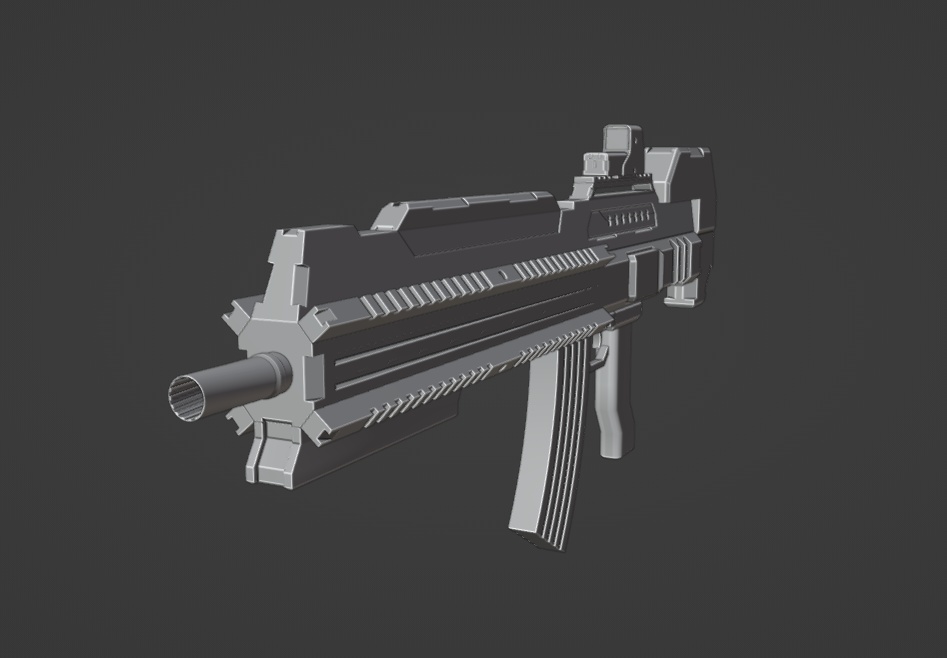 【3Dモデル】アサルトライフル【オリジナル】