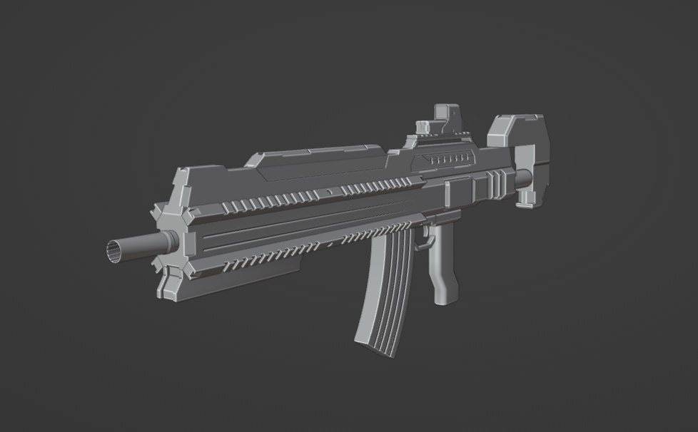 【3Dモデル】アサルトライフル【オリジナル】