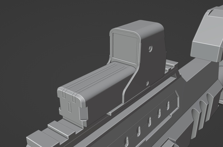 【3Dモデル】アサルトライフル【オリジナル】