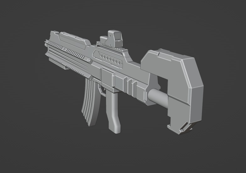 【3Dモデル】アサルトライフル【オリジナル】