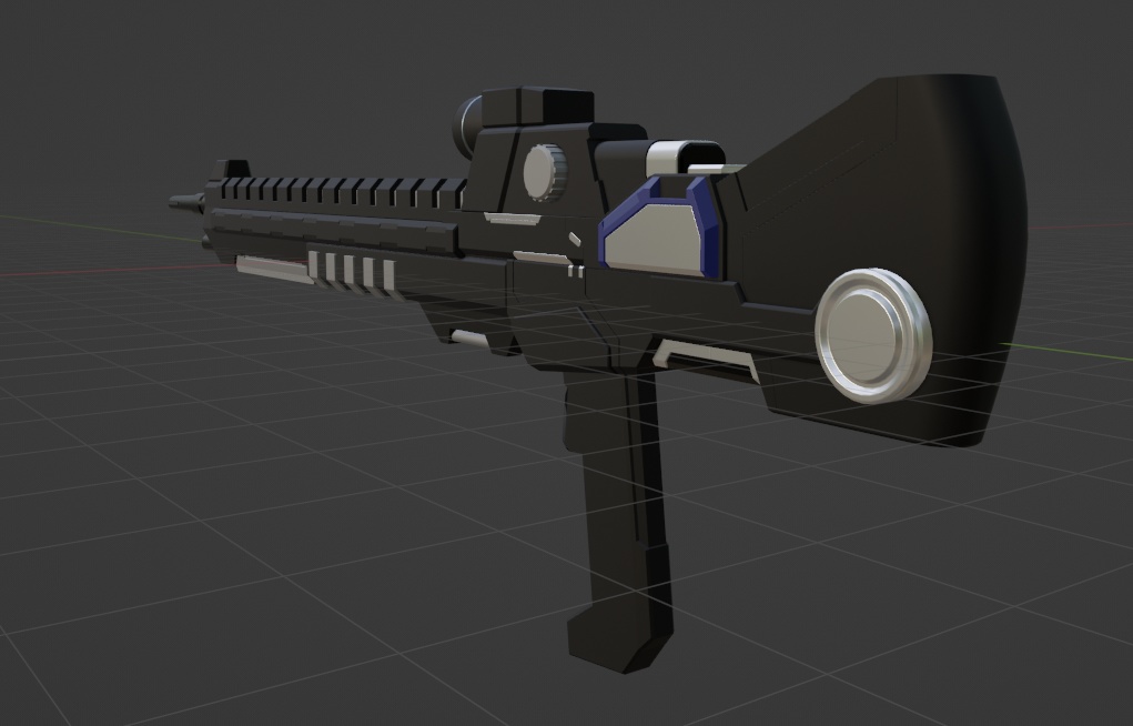 【3Dモデル】メカ系兵装 ライフル 【law highセットパック】