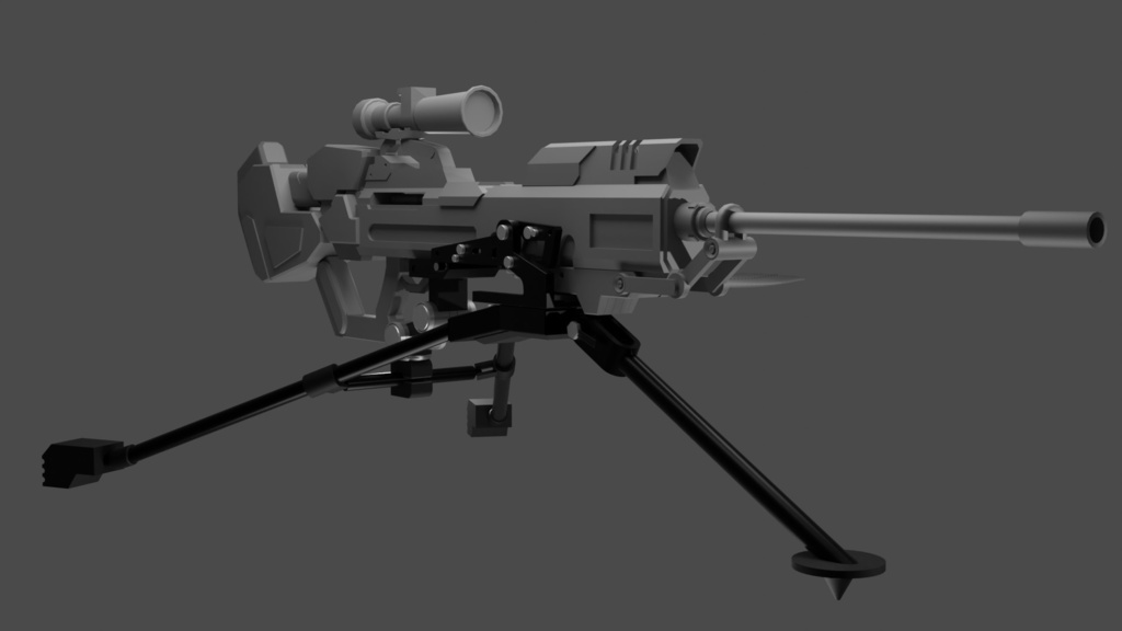 【武器アタッチメント】トライポッド【3Dモデル】