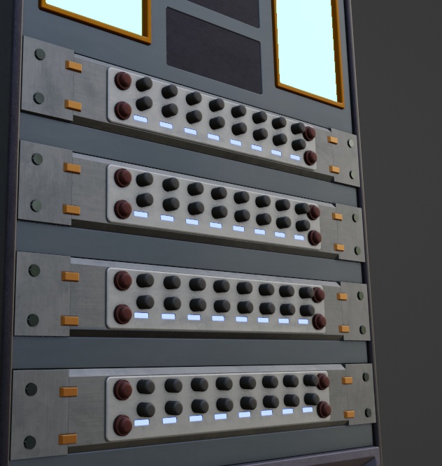 【3Dモデル】サーバー機械