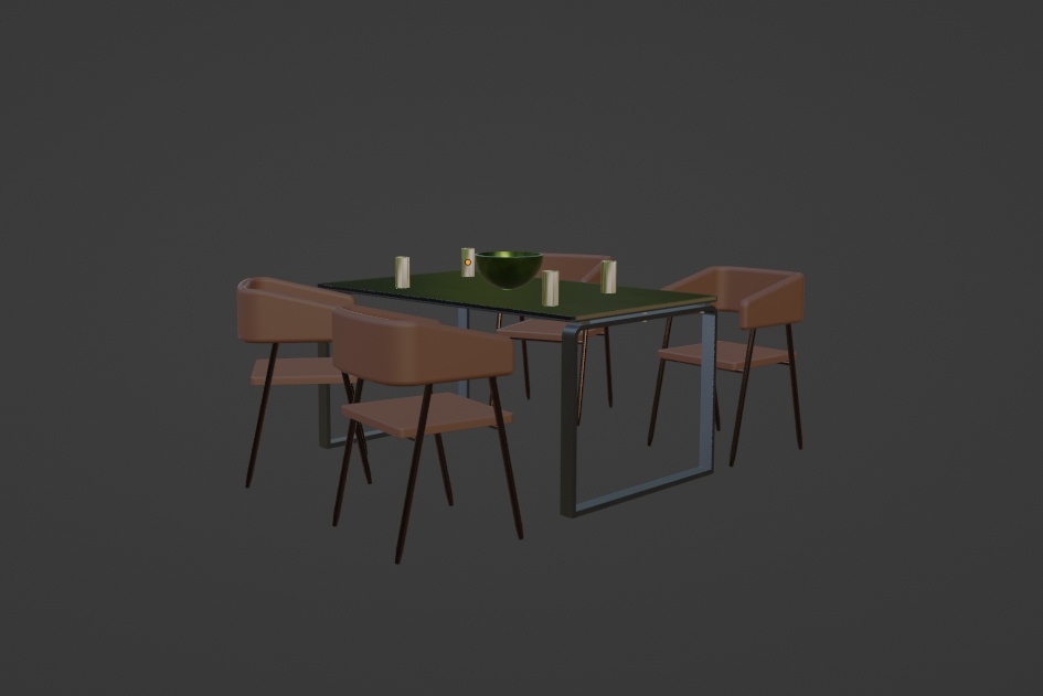 【Free】家具セット【3Dモデル】