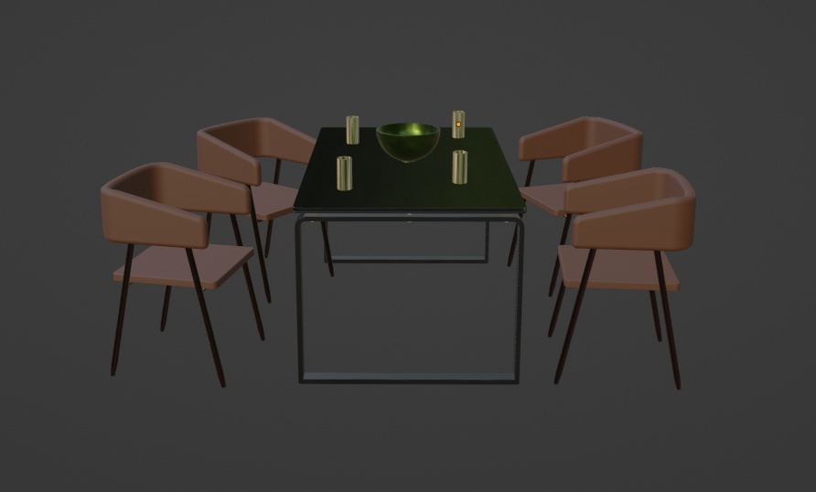 【Free】家具セット【3Dモデル】