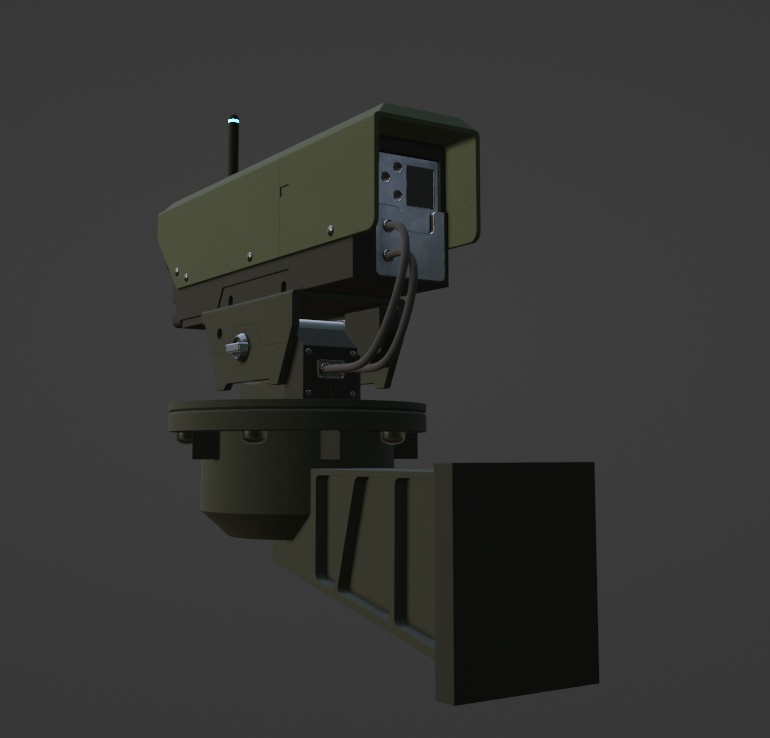 【3Dモデル】監視カメラ 【high&law セットパック】