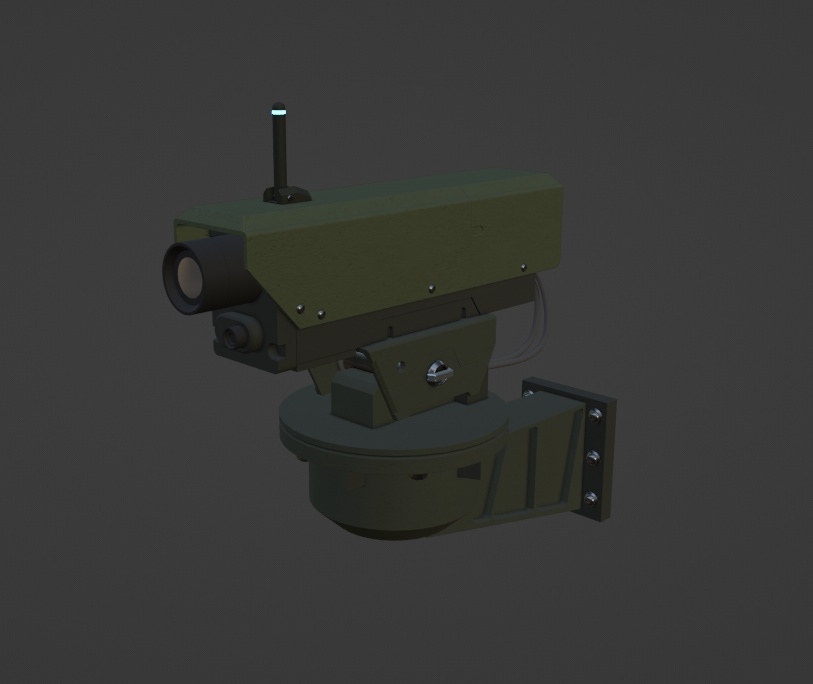 【3Dモデル】監視カメラ 【high&law セットパック】