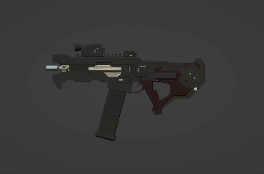 【3Dモデル】アサルトライフル【武器】
