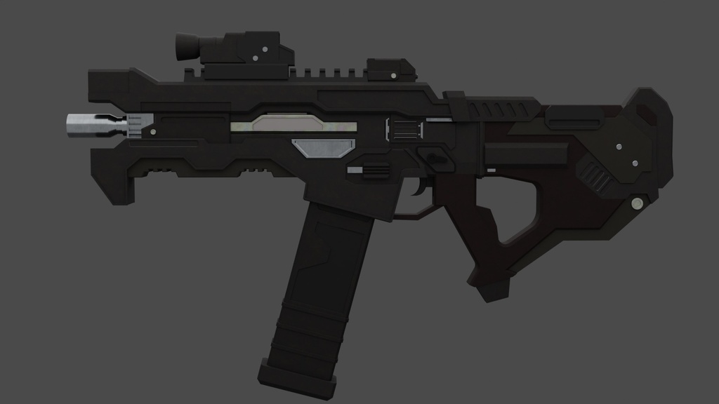 【3Dモデル】アサルトライフル【武器】