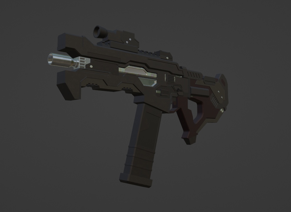 【3Dモデル】アサルトライフル【武器】