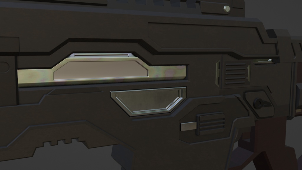 【3Dモデル】アサルトライフル【武器】