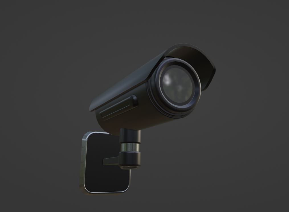 【3Dモデル】監視カメラ Ver.2.0【3D小物】
