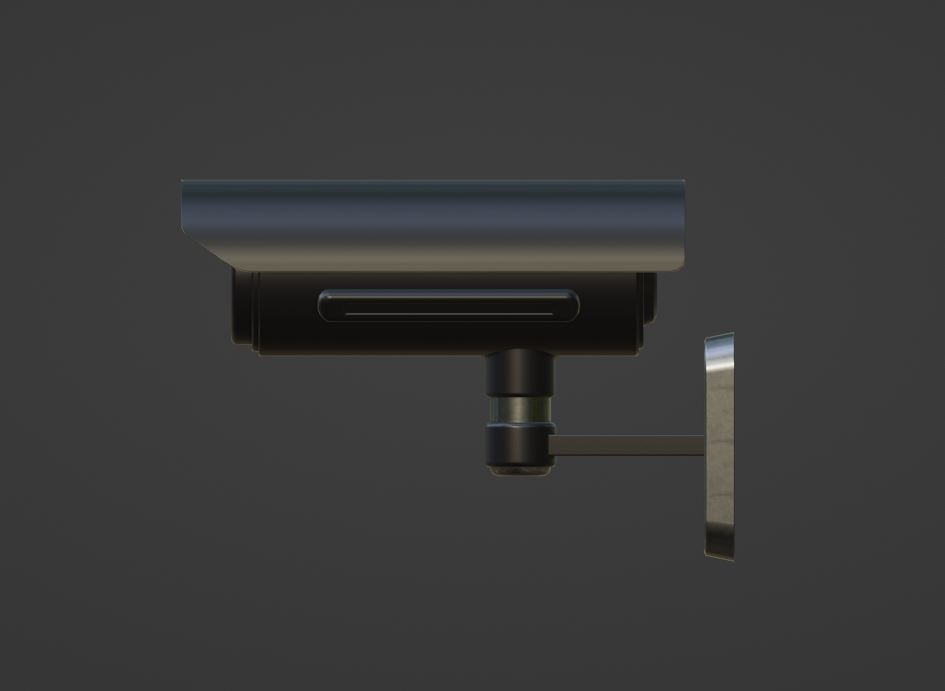 【3Dモデル】監視カメラ Ver.2.0【3D小物】