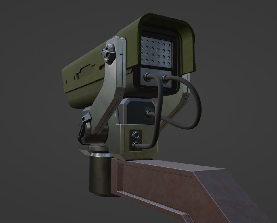 【Free】監視カメラ Ver.3.0【3Dモデル】