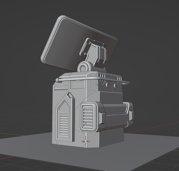 【Free】SFに出てきそうなコンピューター【3Dモデル】