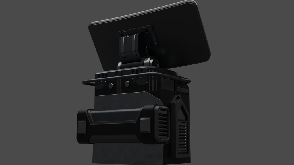 【Free】SFに出てきそうなコンピューター【3Dモデル】