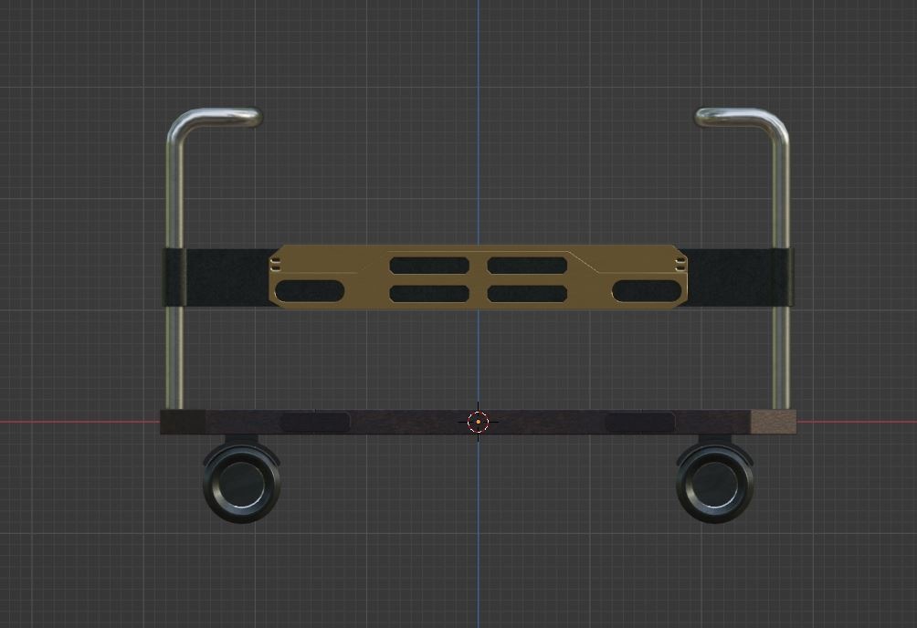 【Free】ボンベ&カート【3Dモデル】