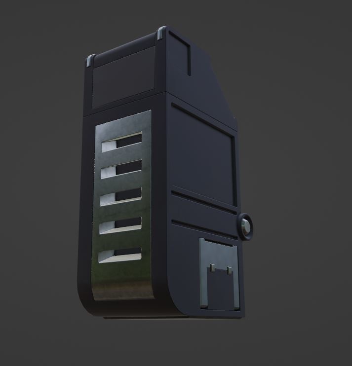 【3Dモデル】SFに出てきそうな機械【3Dモデル小物】