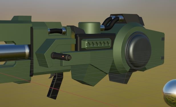 Free】大型兵装ランチャーver.1.0【3Dモデル武器】 - DBの3Dモデル市場 - BOOTH
