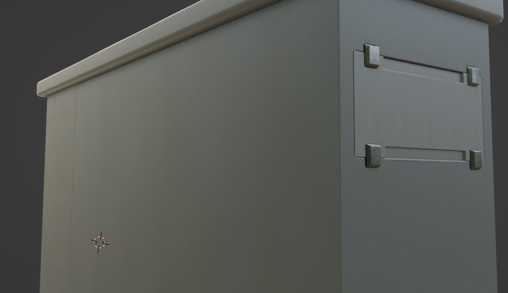 【Free】室外機【ローポリ3Dモデル】