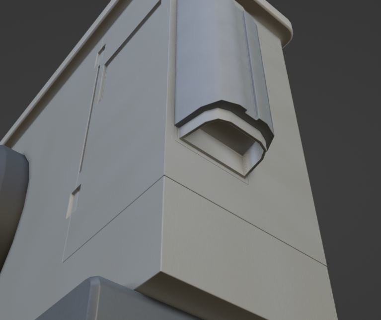 【Free】室外機【ローポリ3Dモデル】