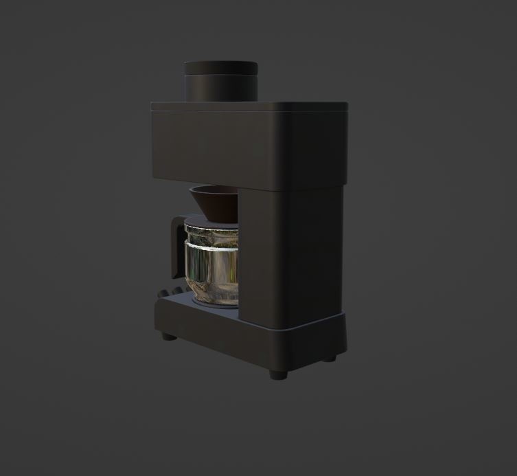 【Free】コーヒーメーカーセット【3Dモデル】
