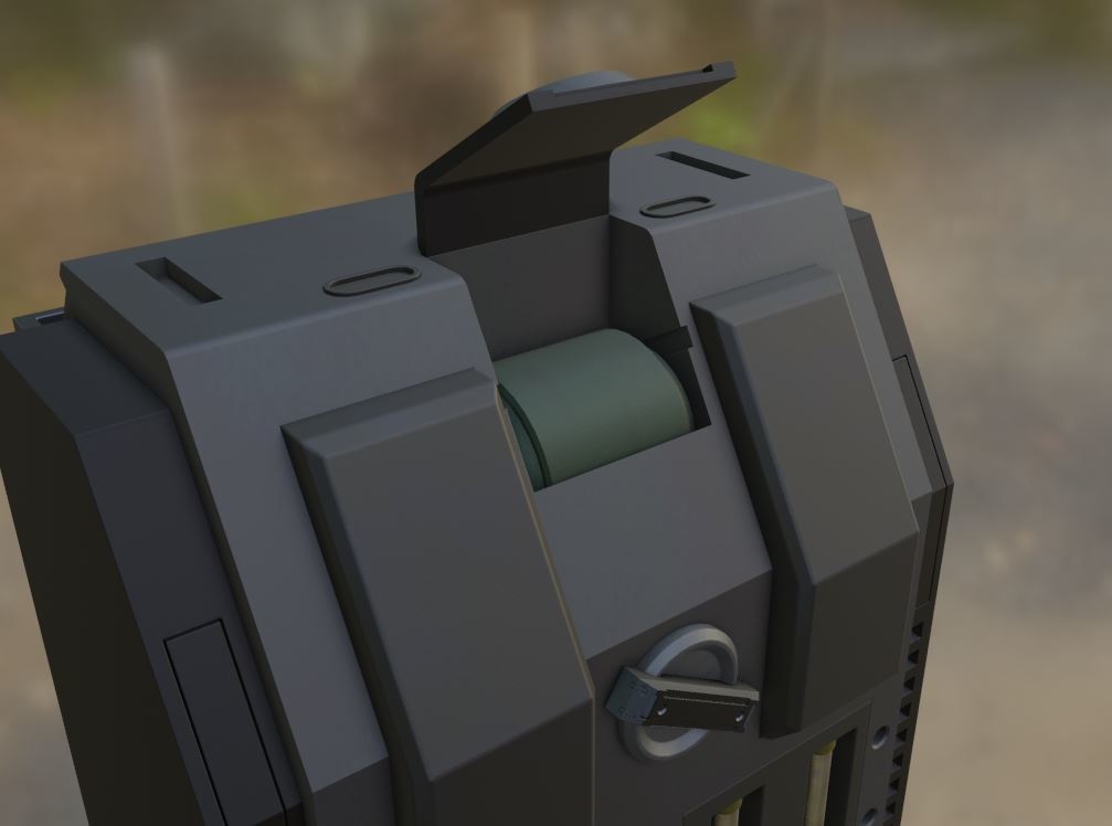 【Free】SFに出てきそうなコンピューター【3Dモデル】