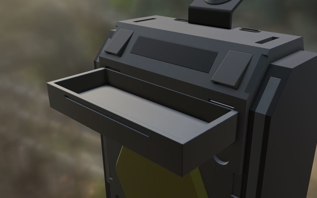 【Free】SFに出てきそうなコンピューター【3Dモデル】