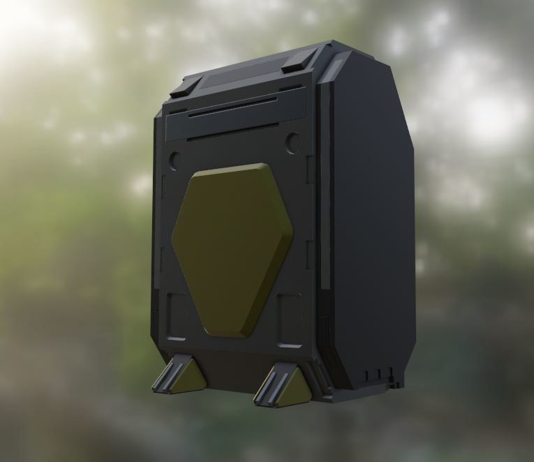 【Free】SFに出てきそうなコンピューター【3Dモデル】