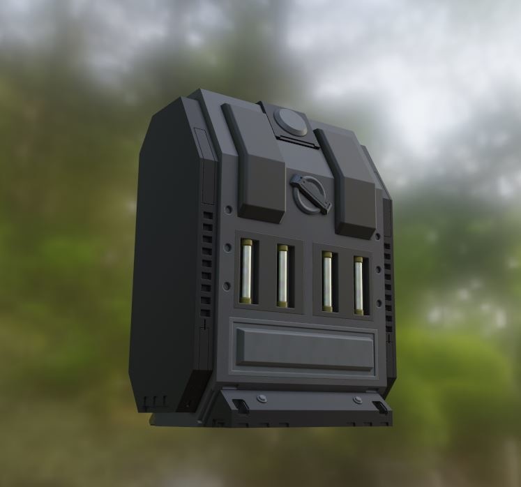 【Free】SFに出てきそうなコンピューター【3Dモデル】