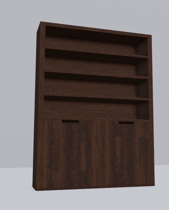 【Free】棚Var3【3Dモデル】