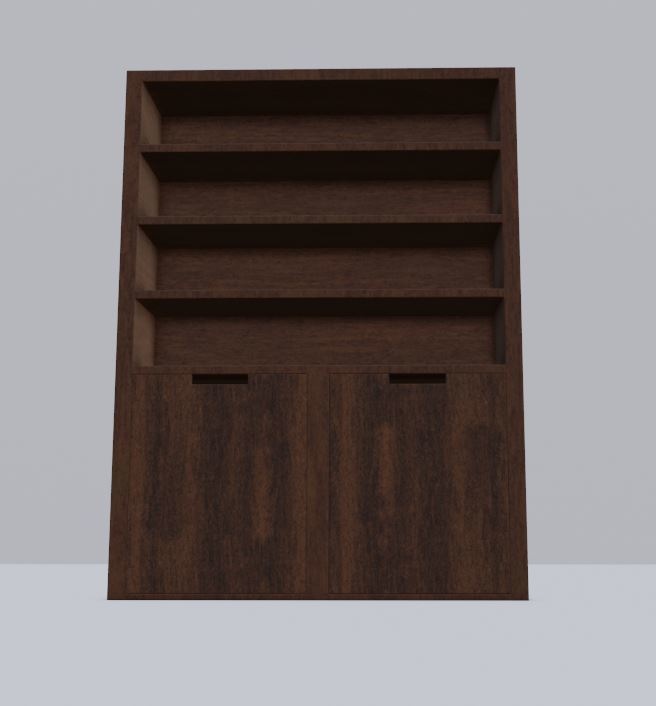 【Free】棚Var3【3Dモデル】