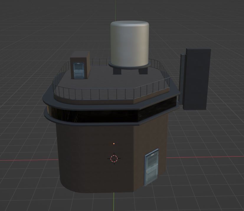 【Free】ベーシックな建物【3D建築】