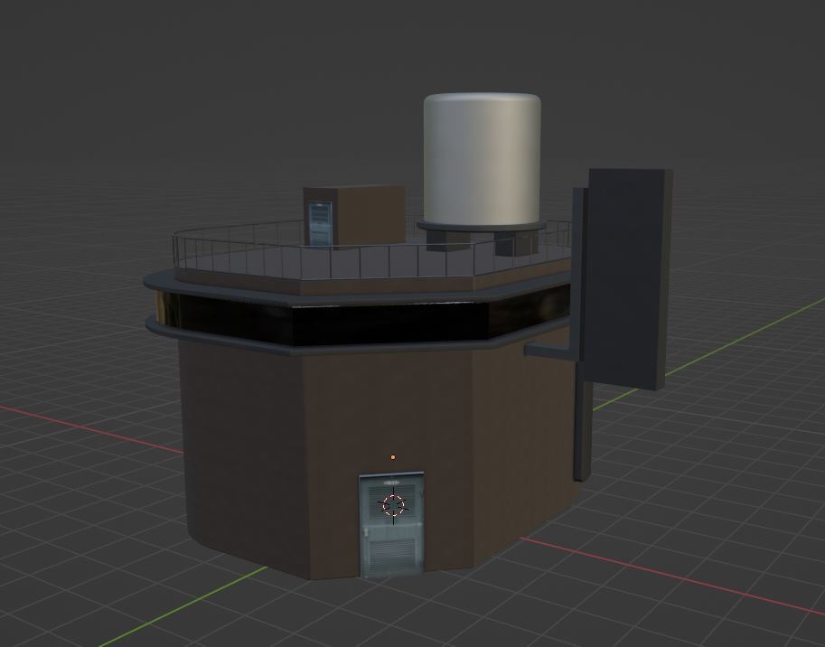 【Free】ベーシックな建物【3D建築】