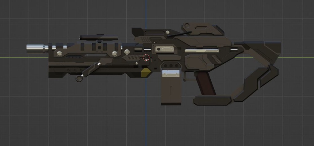 【3Dモデル】マシンガン Ver.1.2【武器】