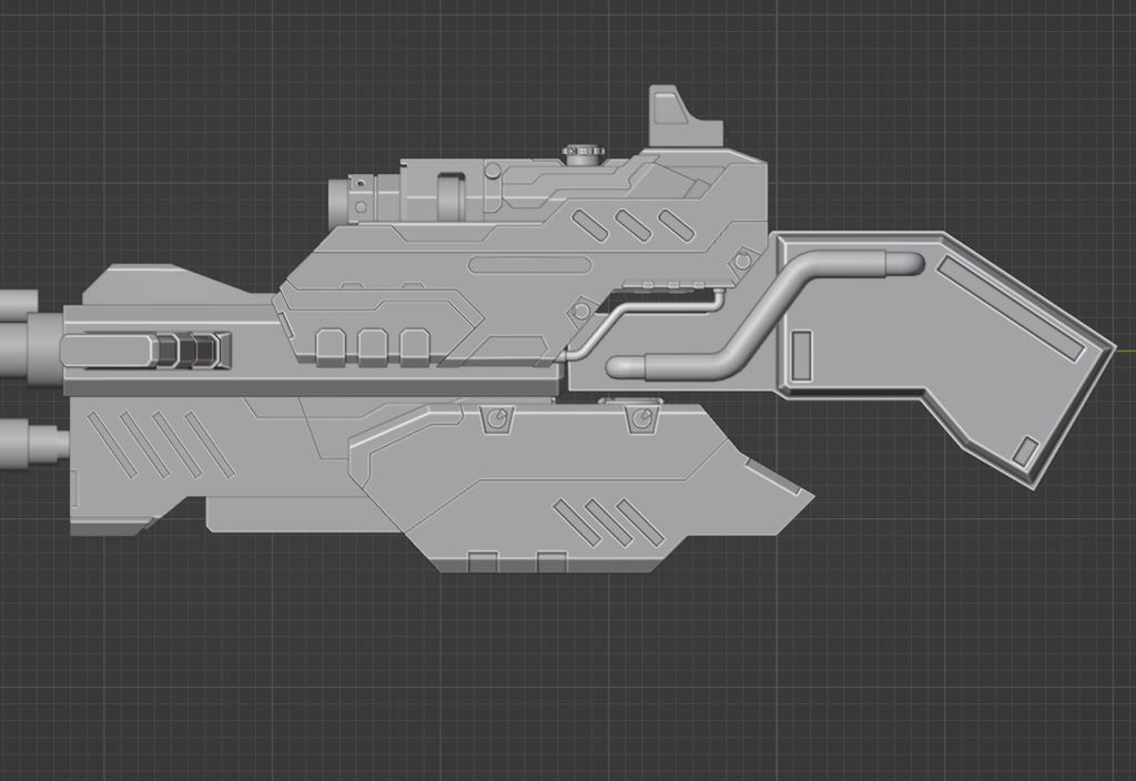 【3Dモデル】大型兵装ランチャー Ver.2.0【武器】