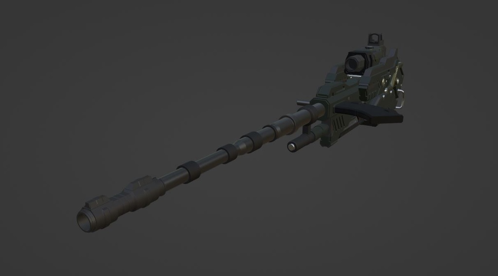 【3Dモデル】大型兵装ランチャー Ver.2.0【武器】