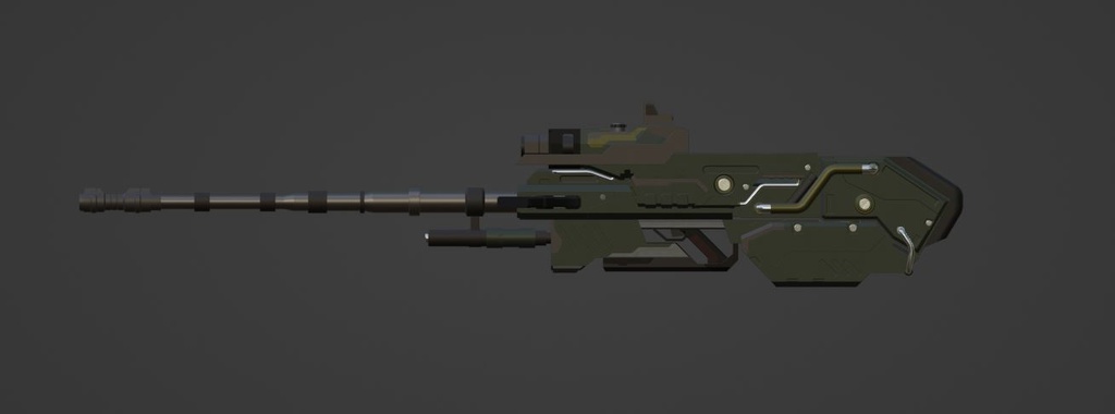 【3Dモデル】大型兵装ランチャー Ver.2.0【武器】