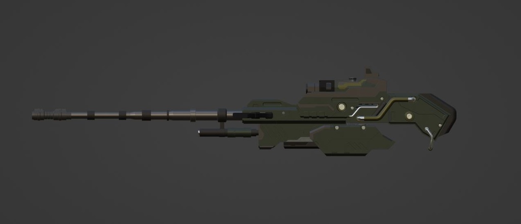 【3Dモデル】大型兵装ランチャー Ver.2.0【武器】