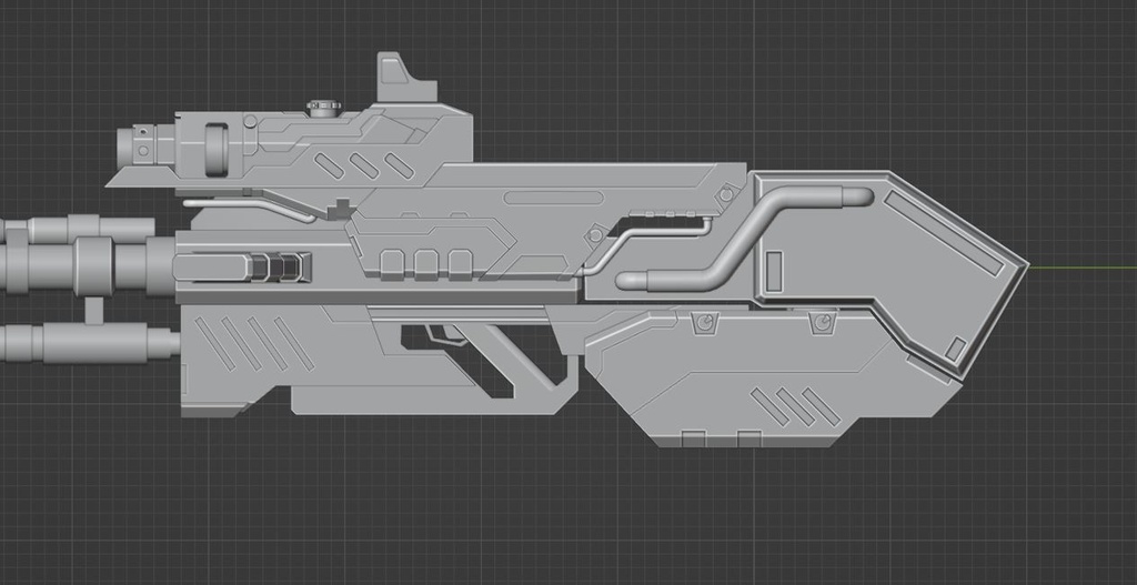 【3Dモデル】大型兵装ランチャー Ver.2.0【武器】