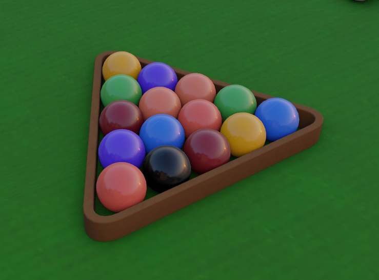 【Free】ビリヤードVer.1.0【3Dモデル】