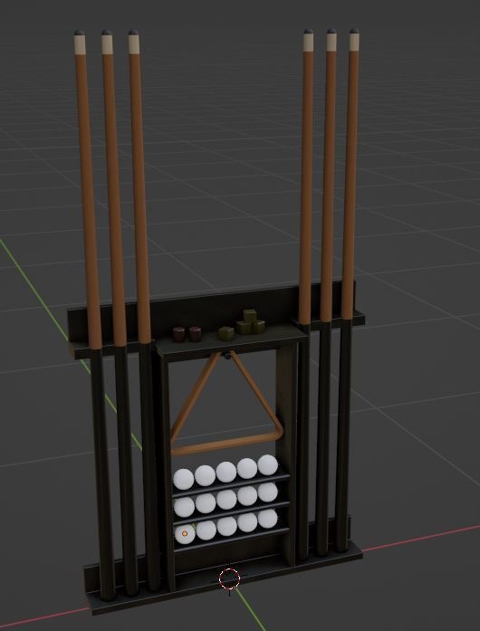 【Free】ビリヤードVer.1.0【3Dモデル】