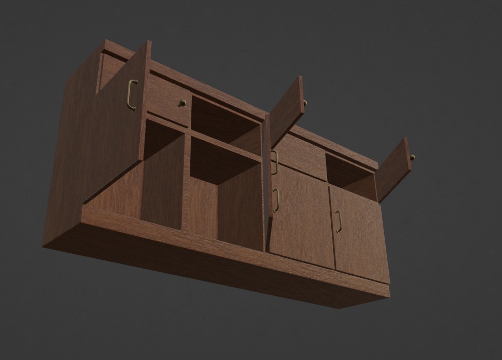 【Free】引き出し Ver.2.0【3Dモデル】