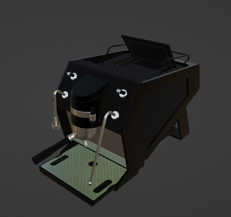 【Free】エスプレッソマシーン【3Dモデル】