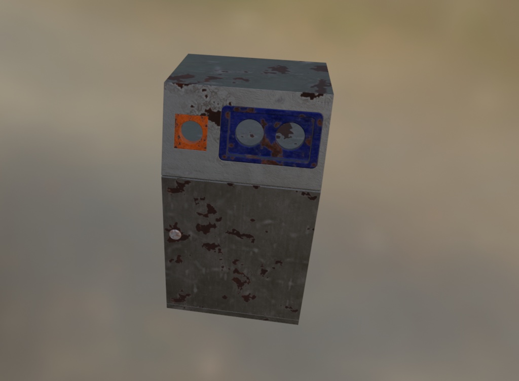 【3Dモデル】ゴミ箱Ver2.0【3D小物】