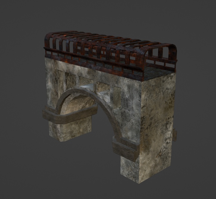 【3Dモデル】橋Ver1.0【3Dモデル小道具】