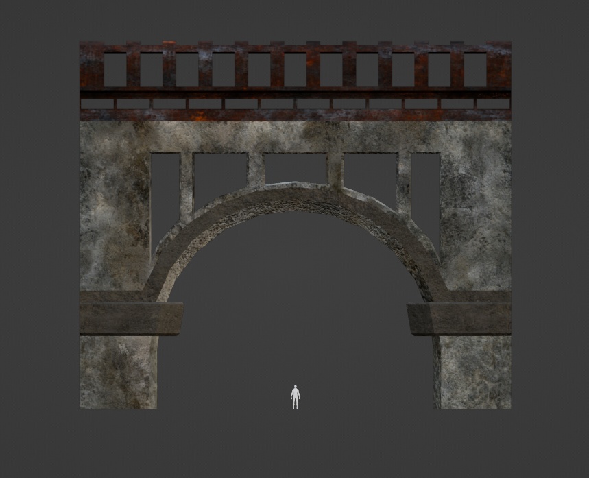【3Dモデル】橋Ver1.0【3Dモデル小道具】